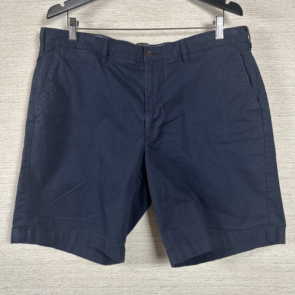 J Crew Men's Navy Blue Shorts Size 38 Inseam 9" Athleisure‎ Casual Preppy Golf